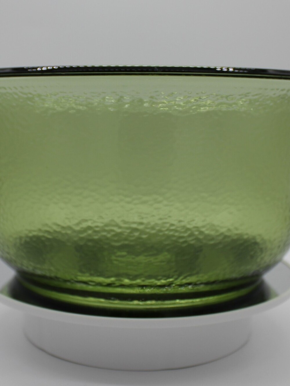 Vintage General Electric Avocado Green Textured Glass Stand Mixer Bowl